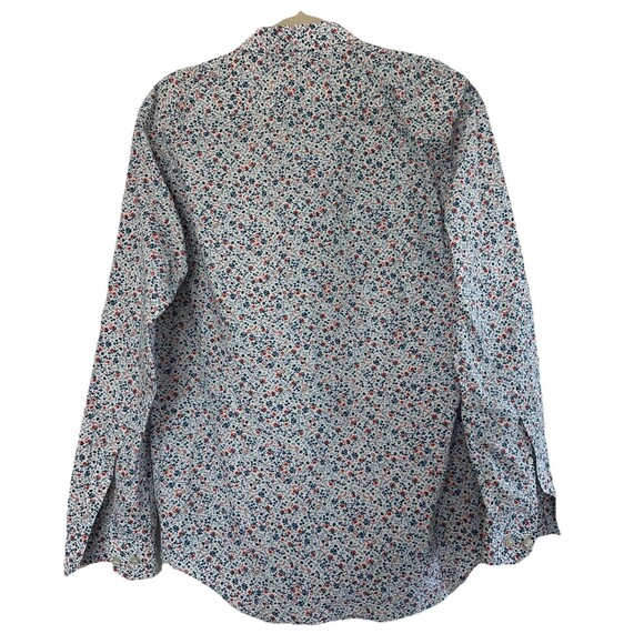 Banana Republic Floral Non-Iron Slim Fit Button-Up Shirt Men’s Medium - Picture 2 of 7